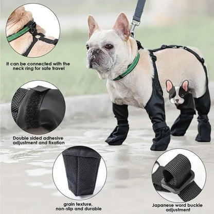 Botas Impermeables para Perros – Protección Antideslizante y Transpirable para Patas en Paseos y Exterior