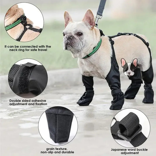 Botas Impermeables para Perros – Protección Antideslizante y Transpirable para Patas en Paseos y Exterior